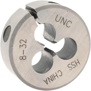 VALUE COLLECTION Round Die: #8-32, 1" OD, High Speed Steel 314-1126