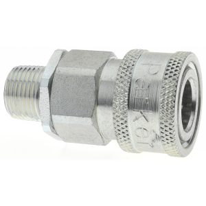 PARKER Hydraulic Hose MPT Fitting: 3/8", 4,500 psi VHC6-6M