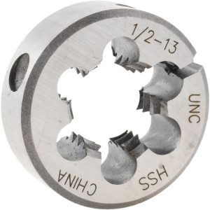 VALUE COLLECTION Round Die: 1/2-13, 1" OD, High Speed Steel 314-1156