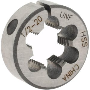 VALUE COLLECTION Round Die: 1/2-20, 1" OD, High Speed Steel 314-1158