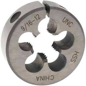 VALUE COLLECTION Round Die: 9/16-12, High Speed Steel 314-1262