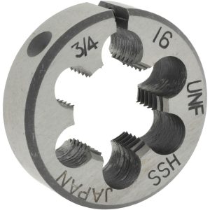 VALUE COLLECTION Round Die: 3/4-16, High Speed Steel 314-1272