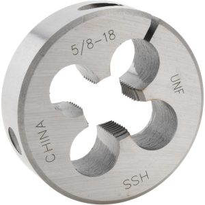 VALUE COLLECTION Round Die: 5/8-18, 2" OD, High Speed Steel 314-1366