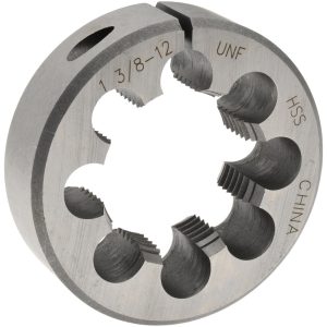 VALUE COLLECTION Round Die: 1-3/8-12, High Speed Steel 314-1490
