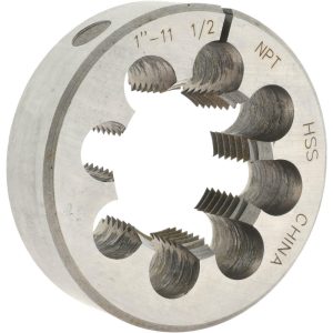 VALUE COLLECTION 1 - 11-1/2 NPT x 2-1/2" OD Round Adjustable Pipe Die 315-2140
