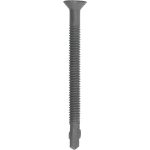 ITW BUILDEX 1/4", Flat Head, Phillips Drive, 3" OAL, #4 Point, Self Drilling Screw 560063