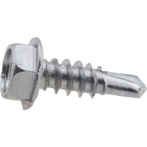 ITW BUILDEX #8, Hex Washer Head, Hex Drive, 1/2" Length Under Head, #2 Point, Self Drilling Screw 560001
