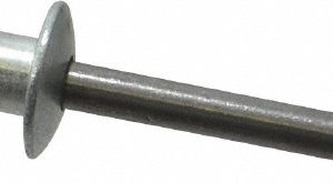 MARSON Open End Blind Rivet: Button Head, Steel Body, Steel Mandrel M42181