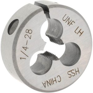 VALUE COLLECTION Round Die: 1/4-28, 1" OD, High Speed Steel 314-4142