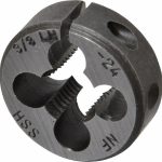 VALUE COLLECTION Round Die: 3/8-24, 1" OD, High Speed Steel 314-4150