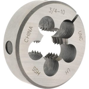 VALUE COLLECTION Round Die: 3/4-10, 2" OD, High Speed Steel 314-4370