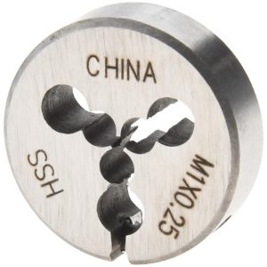 VALUE COLLECTION Round Die: M1x0.25, High Speed Steel 314-1048