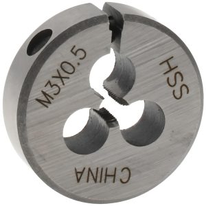 VALUE COLLECTION Round Die: M3x0.5, High Speed Steel 314-1063