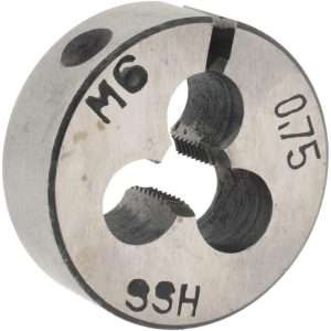VALUE COLLECTION Round Die: M6x0.75, 1" OD, High Speed Steel 314-1636