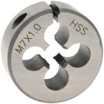VALUE COLLECTION Round Die: M7x1, 1" OD, High Speed Steel 314-1640