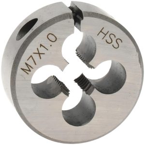 VALUE COLLECTION Round Die: M7x1, 1" OD, High Speed Steel 314-1640