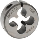 VALUE COLLECTION Round Die: M8x0.75, 1" OD, High Speed Steel 314-1642