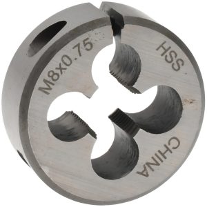 VALUE COLLECTION Round Die: M8x0.75, 1" OD, High Speed Steel 314-1642