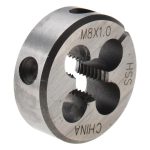 VALUE COLLECTION Round Die: M8x1, 1" OD, High Speed Steel 314-1644