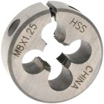 VALUE COLLECTION Round Die: M8x1.25, 1" OD, High Speed Steel 314-1646