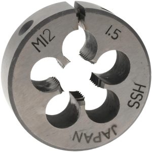 VALUE COLLECTION Round Die: M12x1.5, High Speed Steel 314-1724