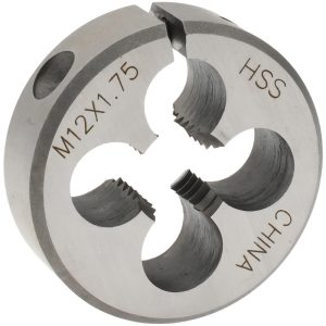 VALUE COLLECTION Round Die: M12x1.75, High Speed Steel 314-1726
