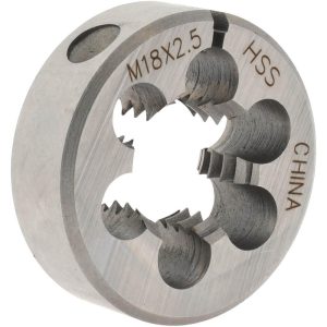 VALUE COLLECTION Round Die: M18x2.5, High Speed Steel 314-1748