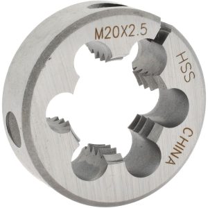 VALUE COLLECTION Round Die: M20x2.5, High Speed Steel 314-1756