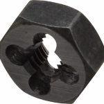 VALUE COLLECTION Hex Rethreading Die: M8x1.25, Right Hand, Carbon Steel 364-0083