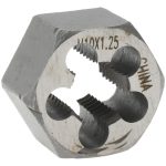 VALUE COLLECTION Hex Rethreading Die: M10x1.25, Right Hand, Carbon Steel 364-0103