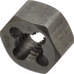 VALUE COLLECTION Hex Rethreading Die: M10x1.5, Right Hand, Carbon Steel 364-0104