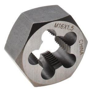 VALUE COLLECTION Hex Rethreading Die: M16x1.5, Right Hand, Carbon Steel 364-0162