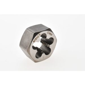 VALUE COLLECTION Hex Rethreading Die: M18x2.5, Right Hand, Carbon Steel 364-0185