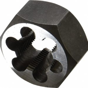 VALUE COLLECTION Hex Rethreading Die: M22x1.5, Right Hand, Carbon Steel 364-0222