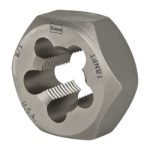 IRWIN HANSON 3/8-18 NPT x 1-7/16" OD Hex Pipe Die 7404