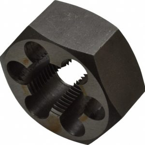 VALUE COLLECTION Hex Rethreading Die: M30x2, 1" Thick, Right Hand, Carbon Steel 364-0302