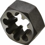 VALUE COLLECTION Hex Rethreading Die: M33x2, 1" Thick, Right Hand, Carbon Steel 364-0331