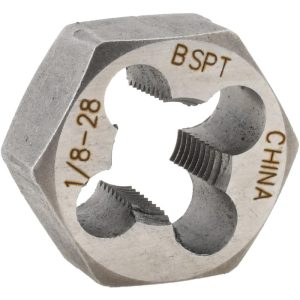 VALUE COLLECTION 1/8-28 BSPT x 1-1/16" OD Hex Pipe Die 365-3708