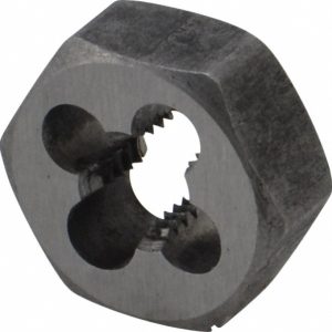 VALUE COLLECTION Hex Rethreading Die: 1/4-28, Left Hand, Carbon Steel 366-0162