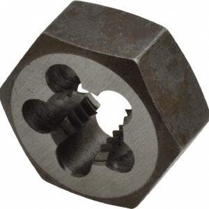 VALUE COLLECTION Hex Rethreading Die: 1/2-13, Left Hand, Carbon Steel 366-0321