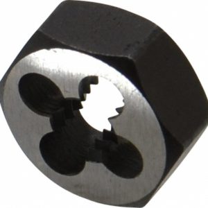 VALUE COLLECTION Hex Rethreading Die: 1/4-20, Right Hand, Carbon Steel 365-0161