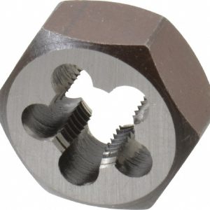 VALUE COLLECTION Hex Rethreading Die: 1/2-20, Right Hand, Carbon Steel 365-0322