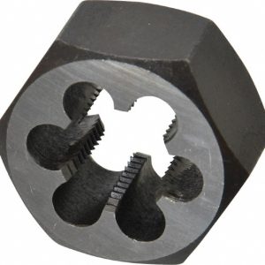 VALUE COLLECTION Hex Rethreading Die: 11/16-11, Right Hand, Carbon Steel 365-0441