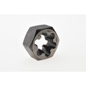 VALUE COLLECTION Hex Rethreading Die: 1-1/8-7, 1" Thick, Right Hand, 2" Hex, Carbon Steel 365-1081
