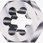 VALUE COLLECTION Hex Rethreading Die: 2-3/8-12, Right Hand, Carbon Steel 365-2245