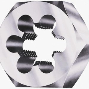 VALUE COLLECTION Hex Rethreading Die: 2-3/8-12, Right Hand, Carbon Steel 365-2245