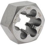 VALUE COLLECTION Hex Rethreading Die: 3/4-10, Right Hand, High-Speed Steel 367-0481