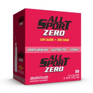 ALL SPORT Activity & Sport Drinks; Drink Type: Activity Drink ; Form: Powder ; Container Yields (oz.): 16.90 ; Flavor: Fruit Punch ; Container Type: Pouch; Packet ; Sugar Content: Sugar Free 10122524