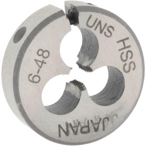 VALUE COLLECTION Round Die: #6-48, High Speed Steel 315-1026
