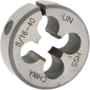 VALUE COLLECTION Round Die: 5/16-40, 1" OD, High Speed Steel 315-1137